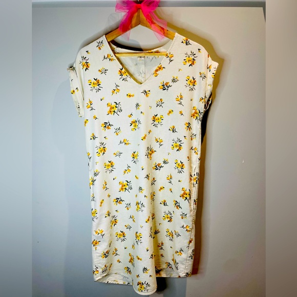 Summer Linen Floral Dress - Picture 1 of 2